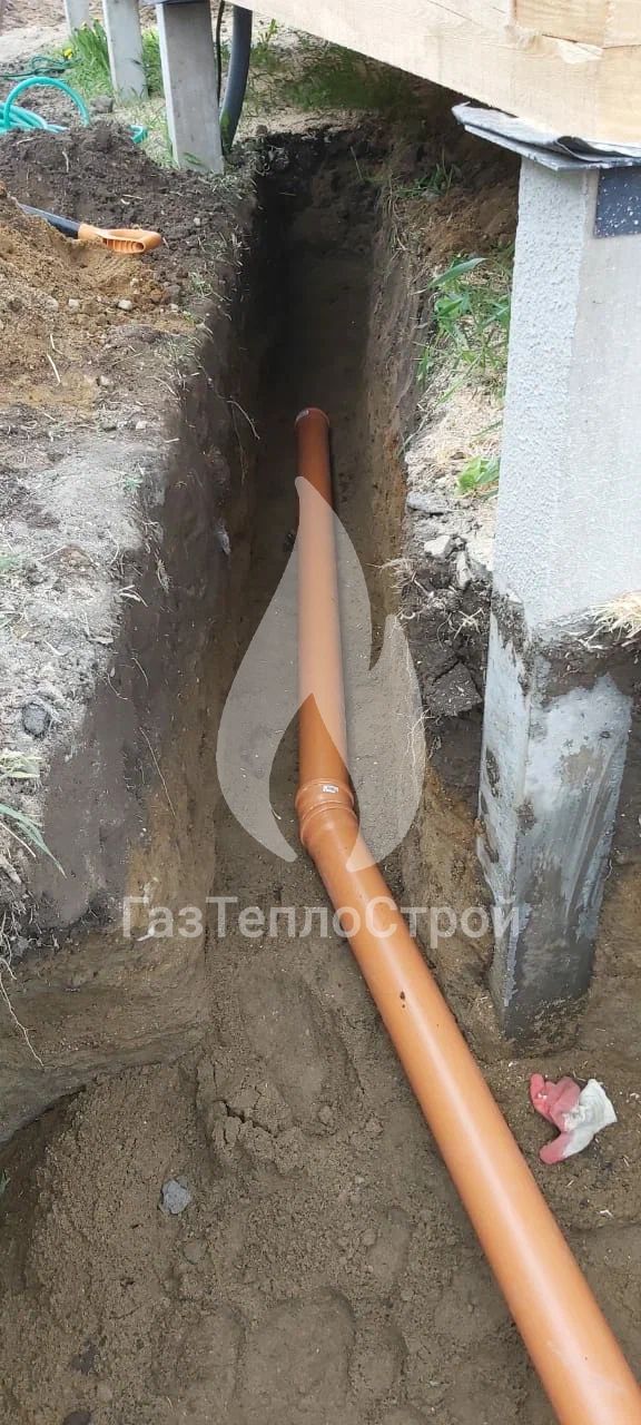 Изображение трубопровода для септика